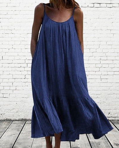 Sophie - weißes sommer-maxikleid