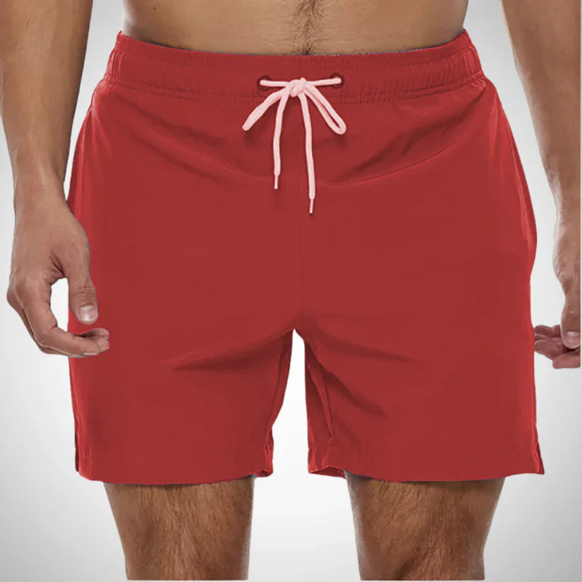 Gary - Bequeme Badeshorts mit Kordelzug für Herren