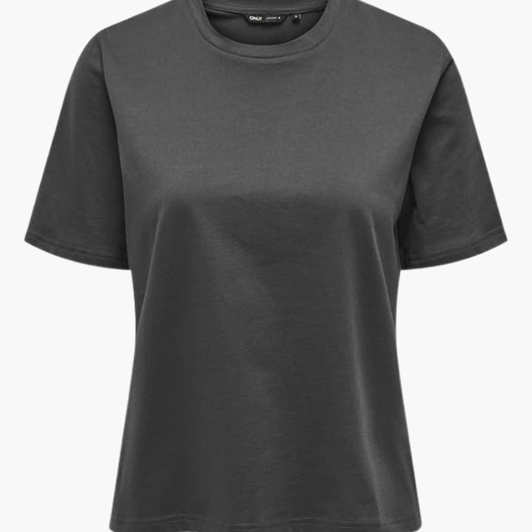 Damen T-Shirt mit Rundhals und kurzen Ärmeln aus Leichtstoff