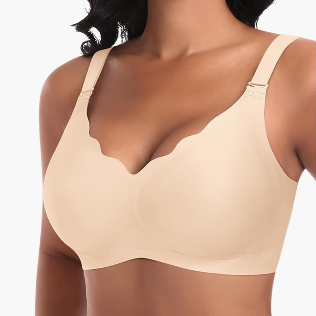 Nahtloser Damen BH ohne Bügel mit verstellbaren Trägern