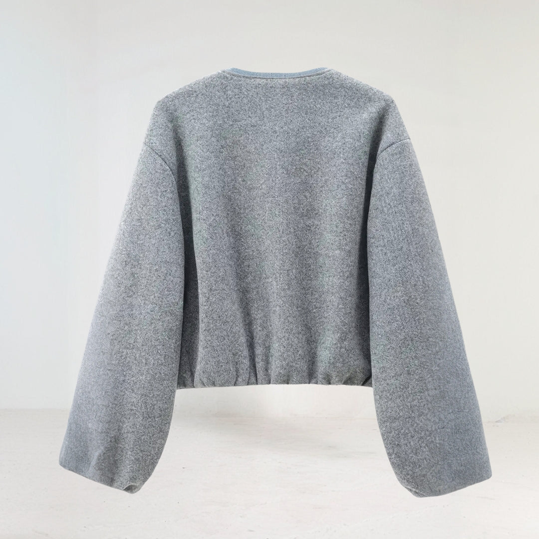 Damen Langarm Übergangsjacke | Gekürzte Passform