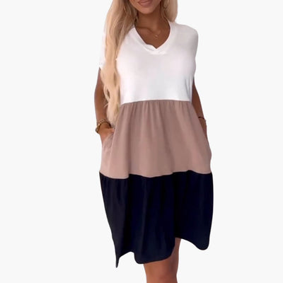 Freizeitkleid Damen - Casual Kleid mit Farbverlauf & Stil