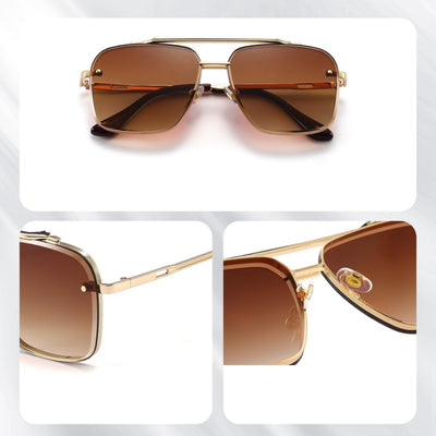 RayForge – Retro Sonnenbrille Mit Farbverlauf Und UV400-Schutz