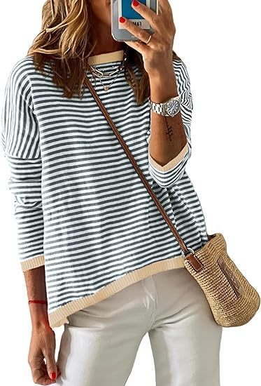 Zoe – Gestreifter Hoodie