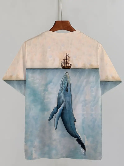 Damon - Lässiges Rundhals-T-Shirt für Herren