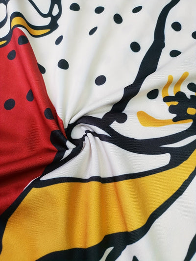 Elegantes Bodycon-Kleid – Ärmelloses Stretch-Kleid mit Marmor-Print, Sweetheart