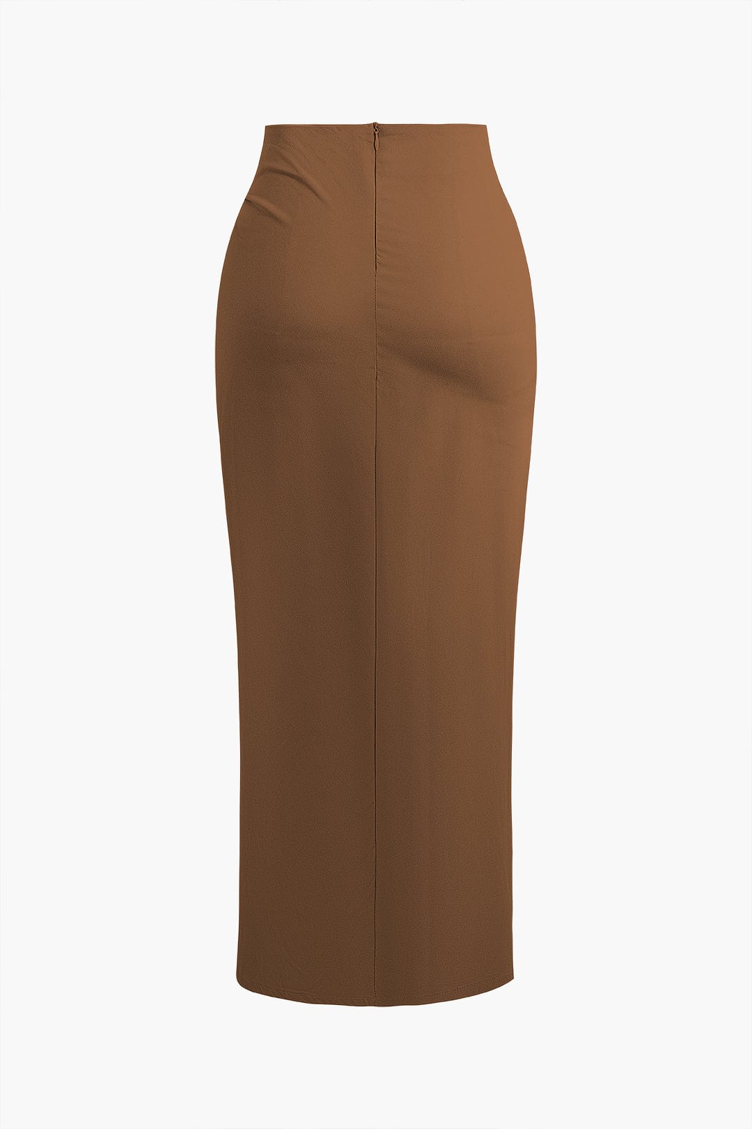 Fridoline | Eleganter Midirock mit Wickeloptik, Drapierung und hohem Schlitz