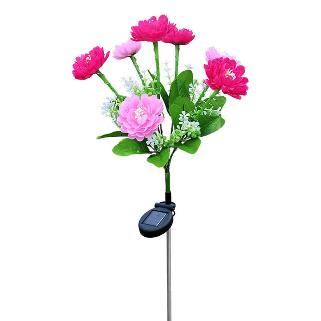SolarBloom Blomsterhavelampe – Wetterfeste solarbetriebene Lampe