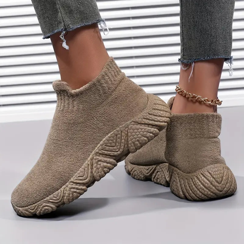 Leichte laufschuhe mit fleece-futter für frauen