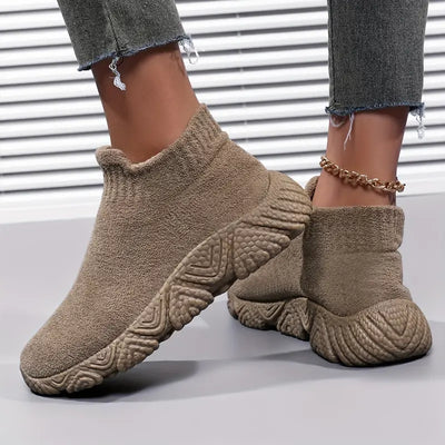 Leichte laufschuhe mit fleece-futter für frauen