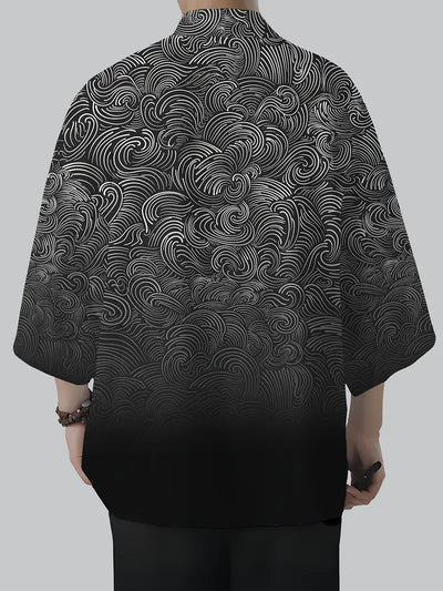 Alden - Herren Kimono-Strickjacke im Vintage-Stil