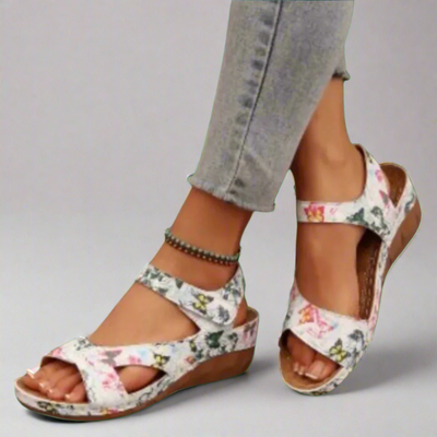 Ilona | Handgefertigte Wedge-Sandalen aus Premium-Material