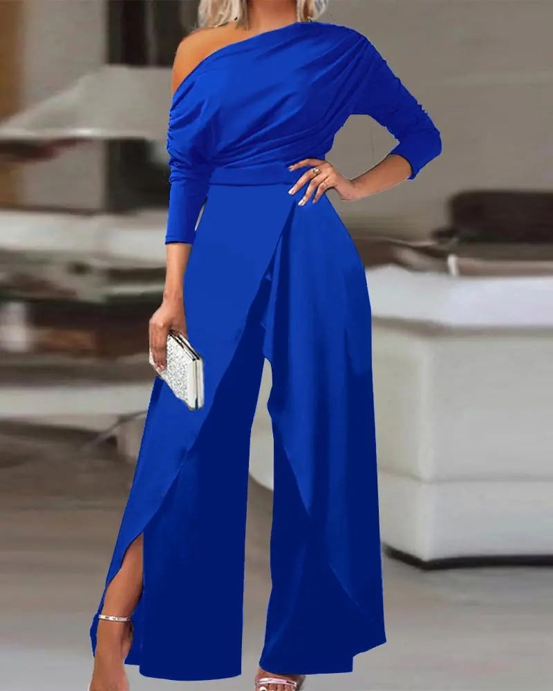 Mariana - Eleganter asymmetrischer Jumpsuit