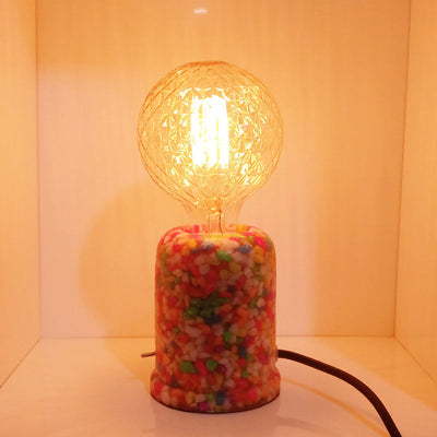 Resinova – Röhre Form Tischlampe mit Steckerleitung