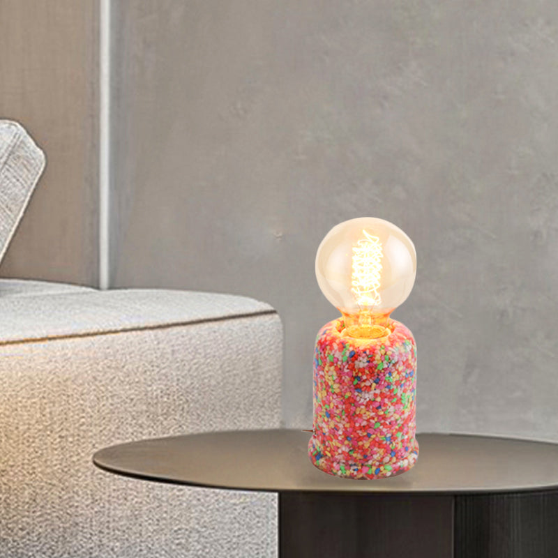 Resinova – Röhre Form Tischlampe mit Steckerleitung