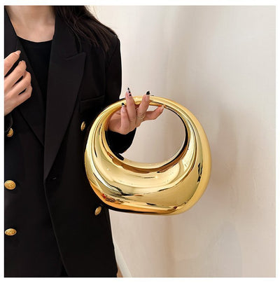 Janet – Zylinderförmige Abendtasche aus Acryl