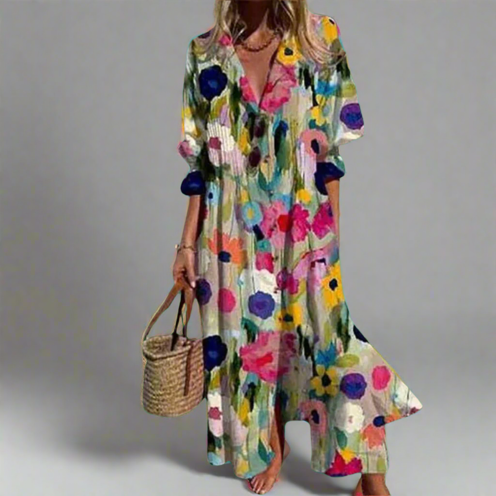Urmina | Boho Maxikleid für stilvolle Sommermomente