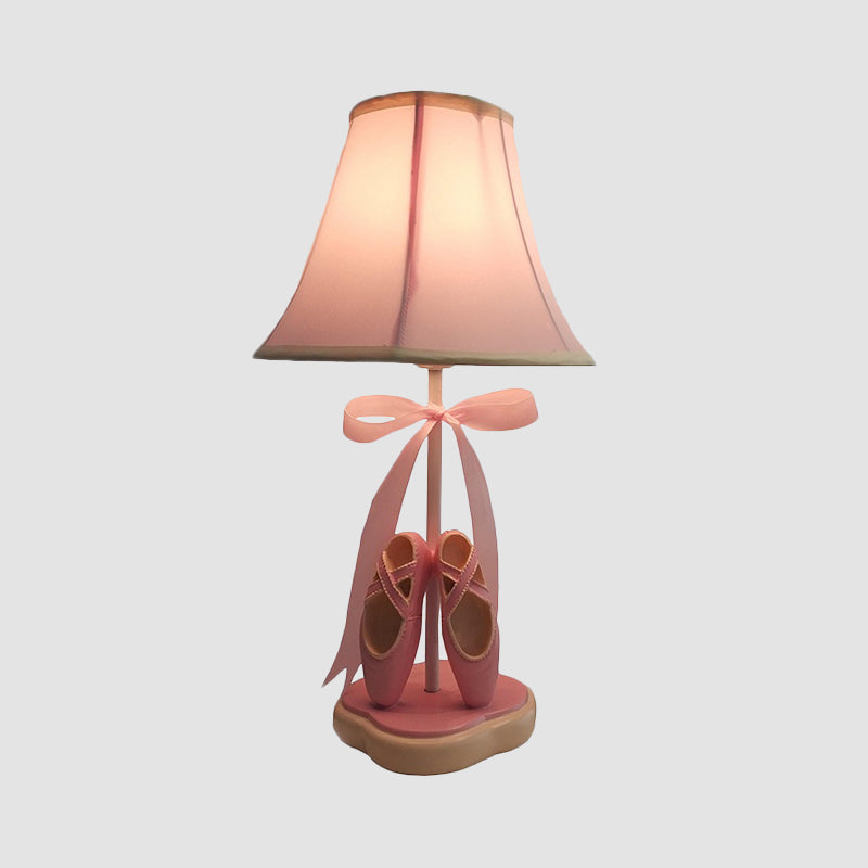 BalletBloom – Pink Kinderbordlampe mit Bandcharme