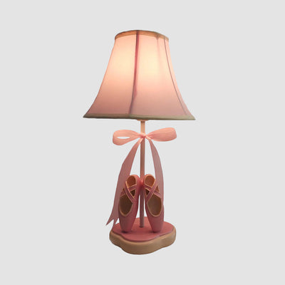 BalletBloom – Pink Kinderbordlampe mit Bandcharme