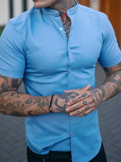 Sydney – Schlanke Herren Strickjacke mit Kurzarm