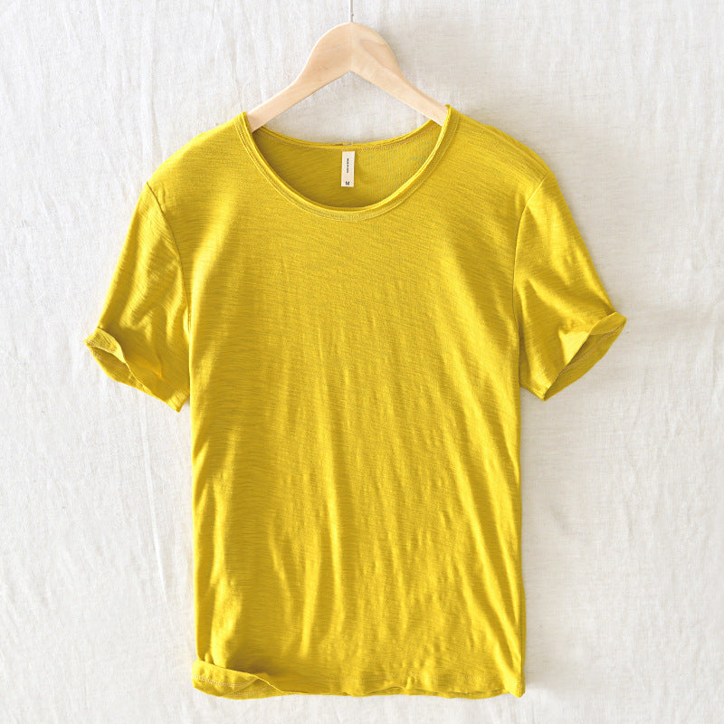 Herren Basic T-Shirt – lockeres Rundhals Kurzarmshirt für Alltag und Freizeit