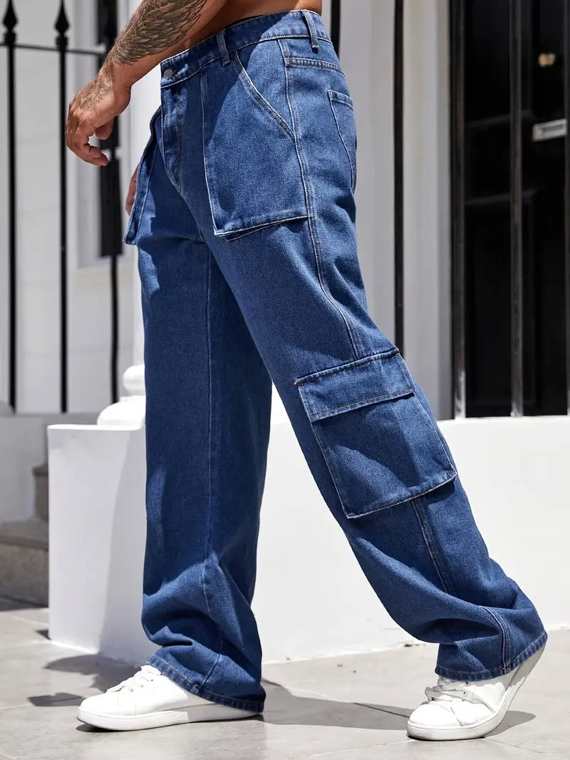 Jude - Herren Baumwolljeans mit mehreren Taschen