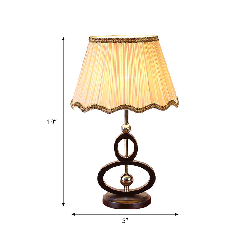 Serenova – Elegante rustikale Nachttischlampe