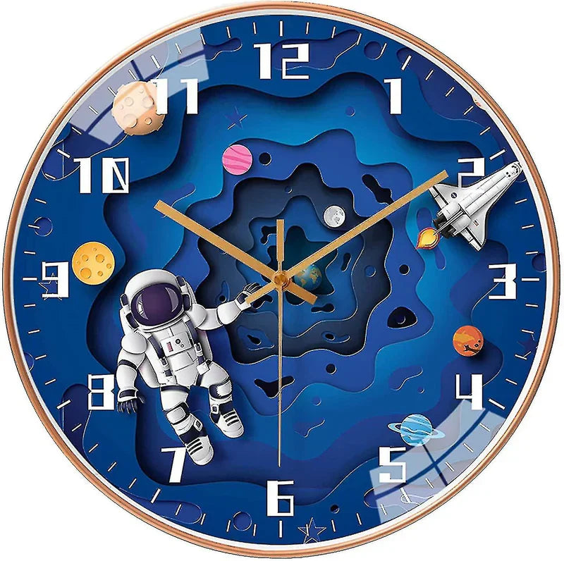 Cosmotime Kinderzimmer-Themen Wanduhr