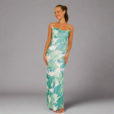 Hermine | Premium Floral Maxi Dress für besondere Anlässe