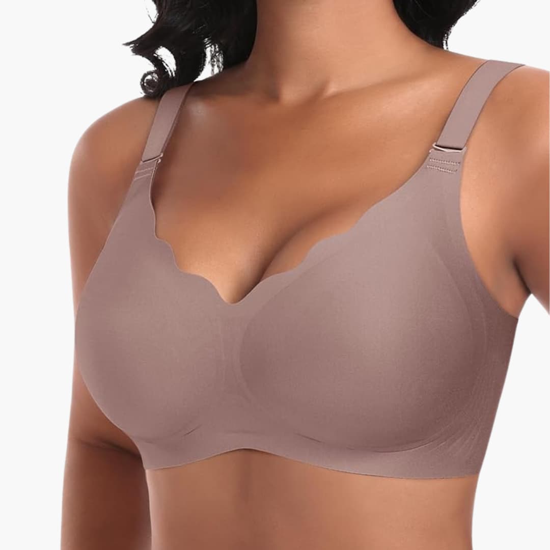 Nahtloser Damen BH ohne Bügel mit verstellbaren Trägern
