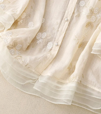 Bellerose - Besticktes Vintage-Hemd