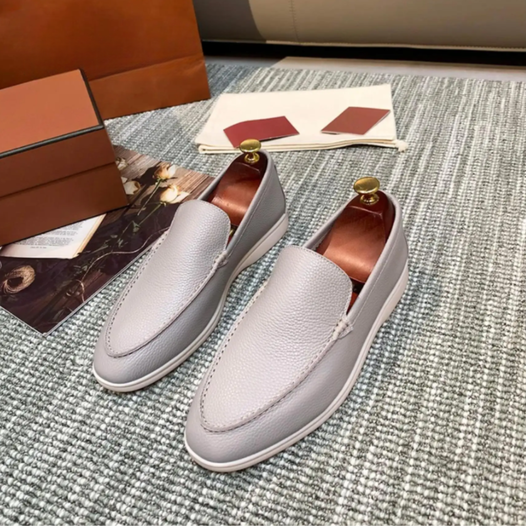 Elegante herren-loafer aus hochwertigem leder