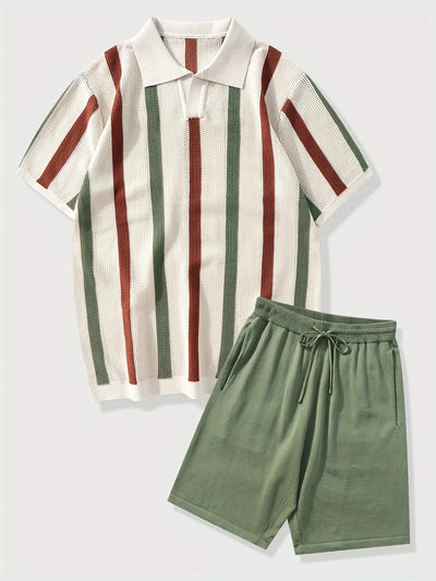 Antonio - Kurzarmhemd- und Shorts-Set für Herren