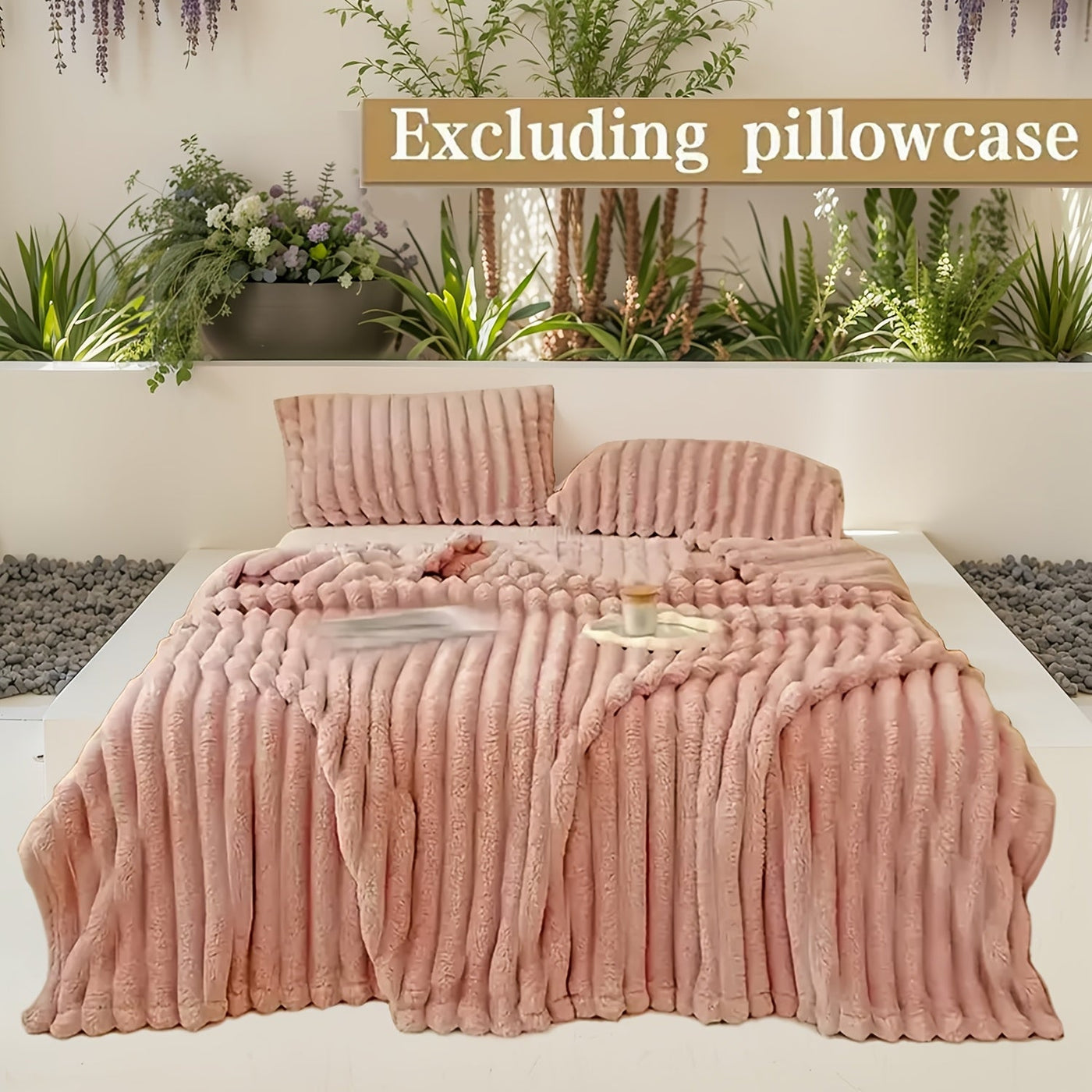 Vielseitige Kunstkaninchenfelldecke