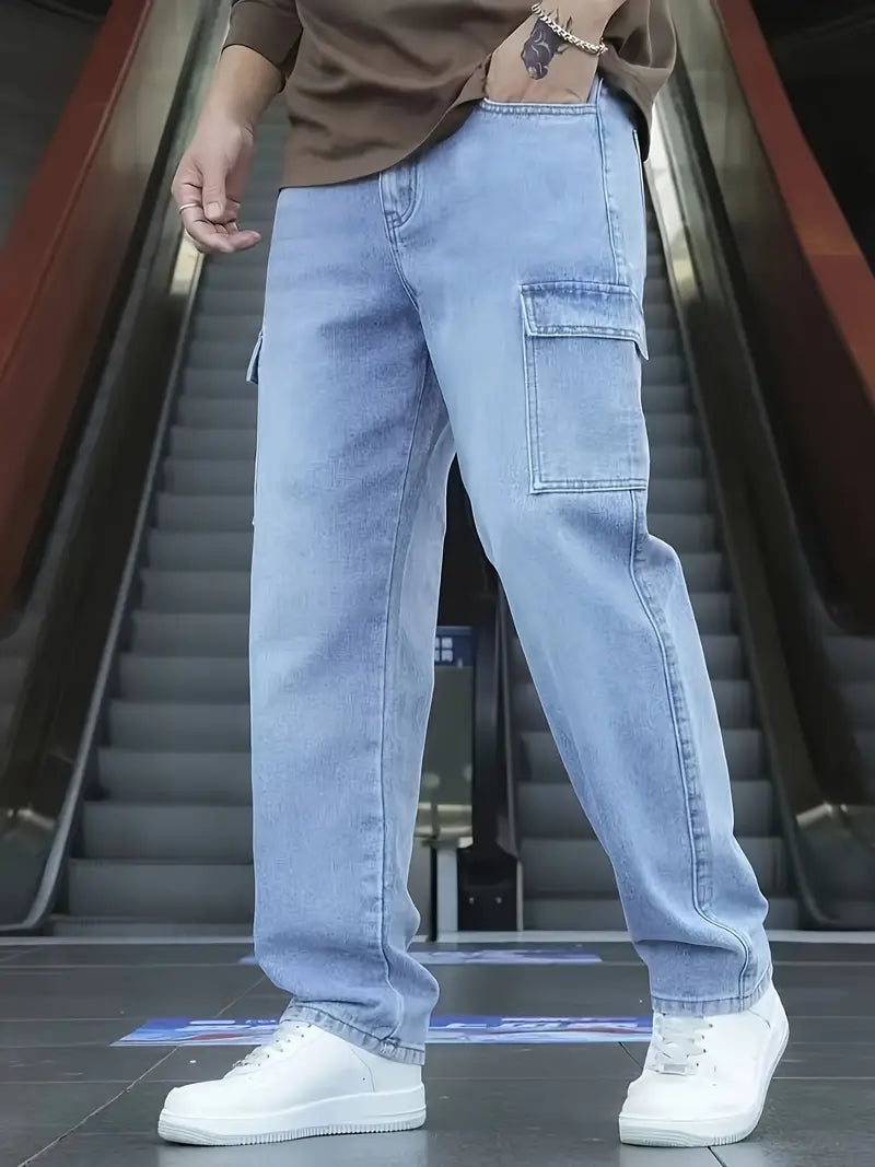Gilbert - Streetstyle-Cargojeans mit mehreren Taschen für Herren