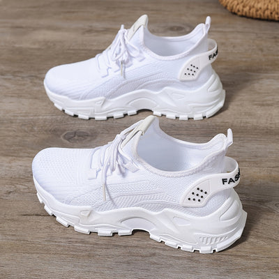 Lou Bequeme Atmungsaktive Knit Sneakers für Damen