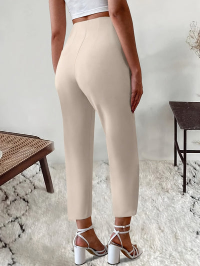 Lina Elegante Hose mit hoher Taille und eleganter schlanker Passform für Damen