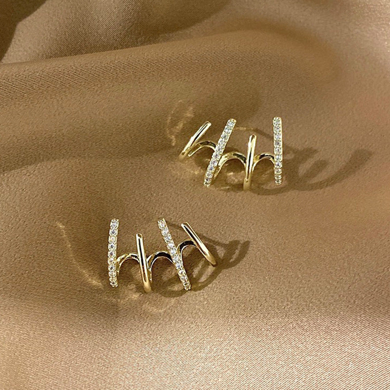 Samantha – Vierkrallen-Zirkon-Ohrringe mit S925 Silbernadel