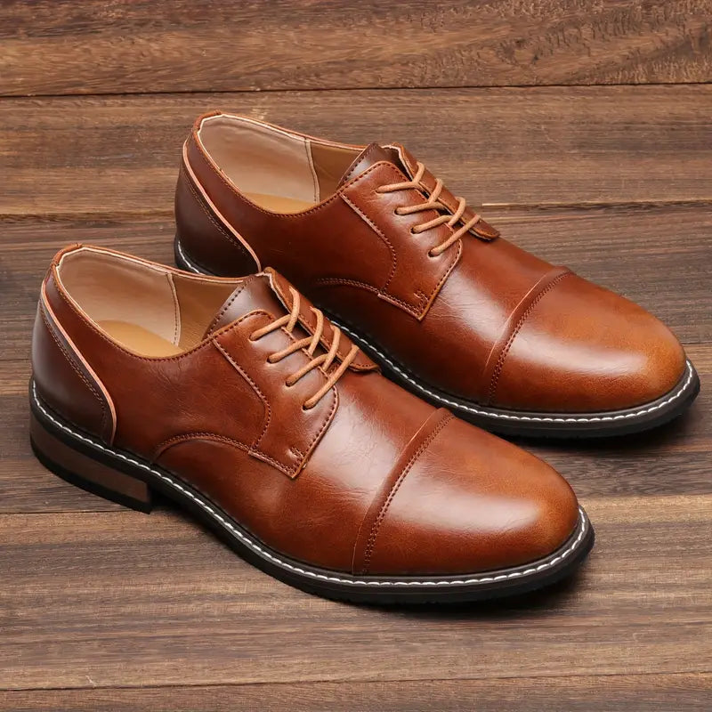 Harrison - steve vintage derby-schuhe für herren