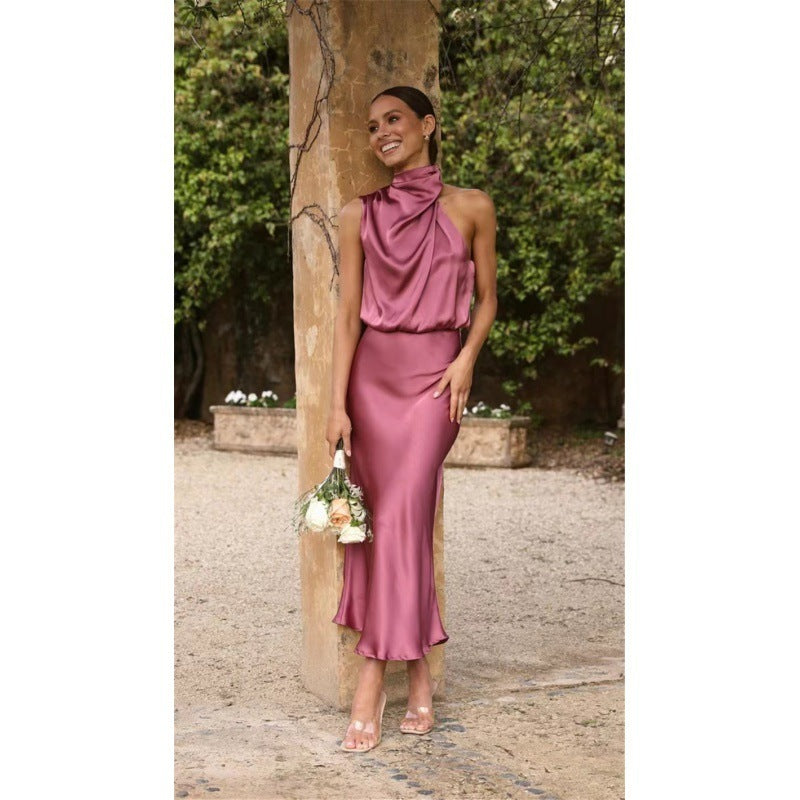 Gabrielle – Ärmelloses Halterneck-Kleid für Damen