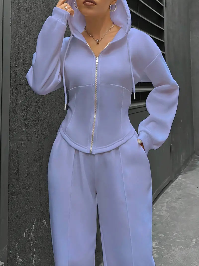 Nanci - Lässiges Zweiteiliges Set Mit Langen Ärmeln