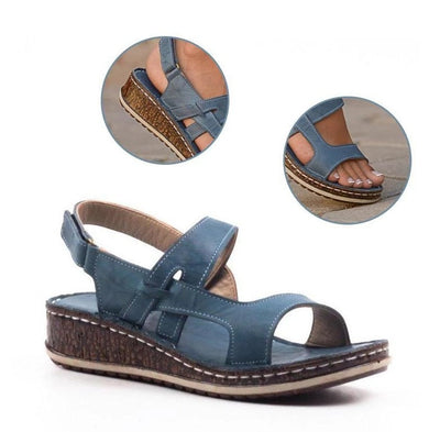 Rebecca – College-Stil Sandalen mit niedrigem Absatz