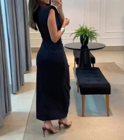 Barbara – Faltenrockkleid mit hohem Bund