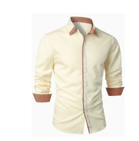 Leonard – Lässiges Langarmshirt mit Kontrastfarben