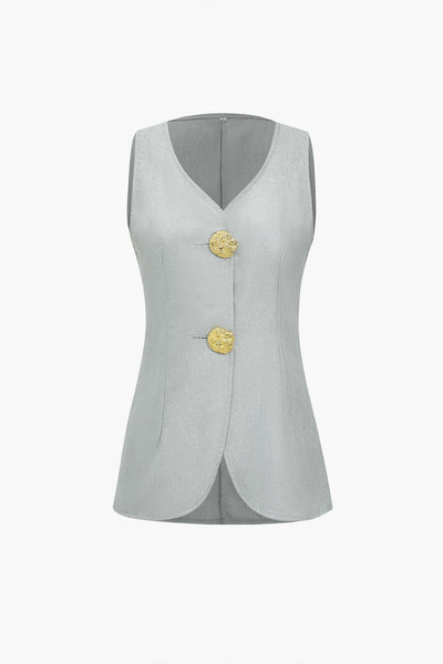 Jana | Elegantes Zweiteiler-Set mit Weste & Schlitzhose