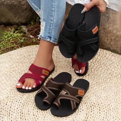 Mesh Slip-on Sandalen für Damen