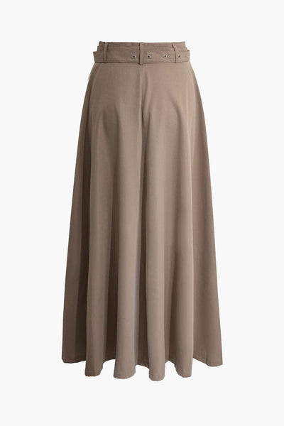 Asteria | Stilvolles Zweiteiler-Set mit Crop-Top & Maxirock