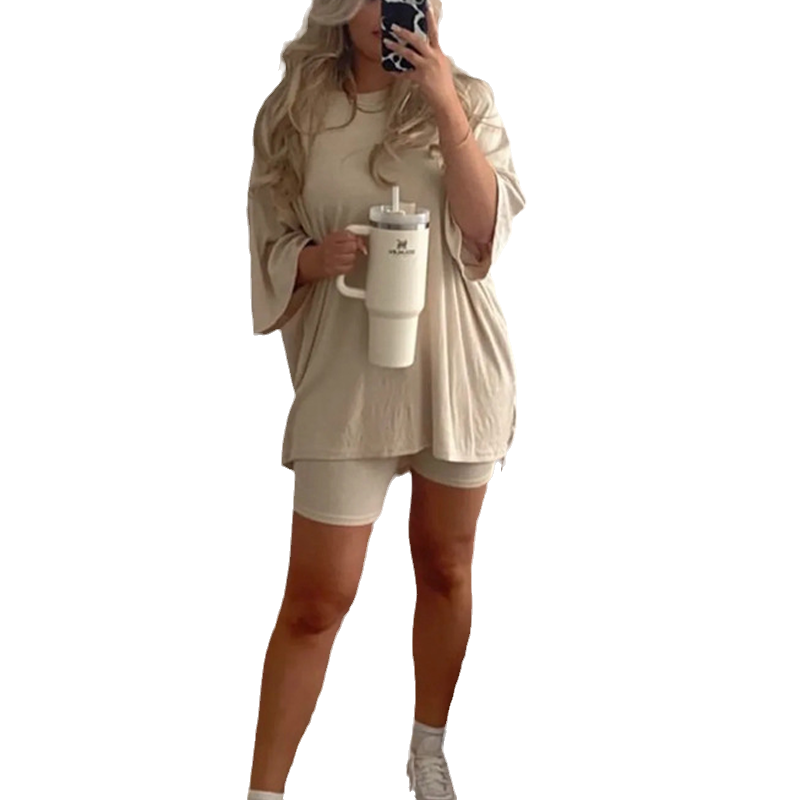 Zweiteilige Lounge- und Freizeitkleidung Damen – Fenja