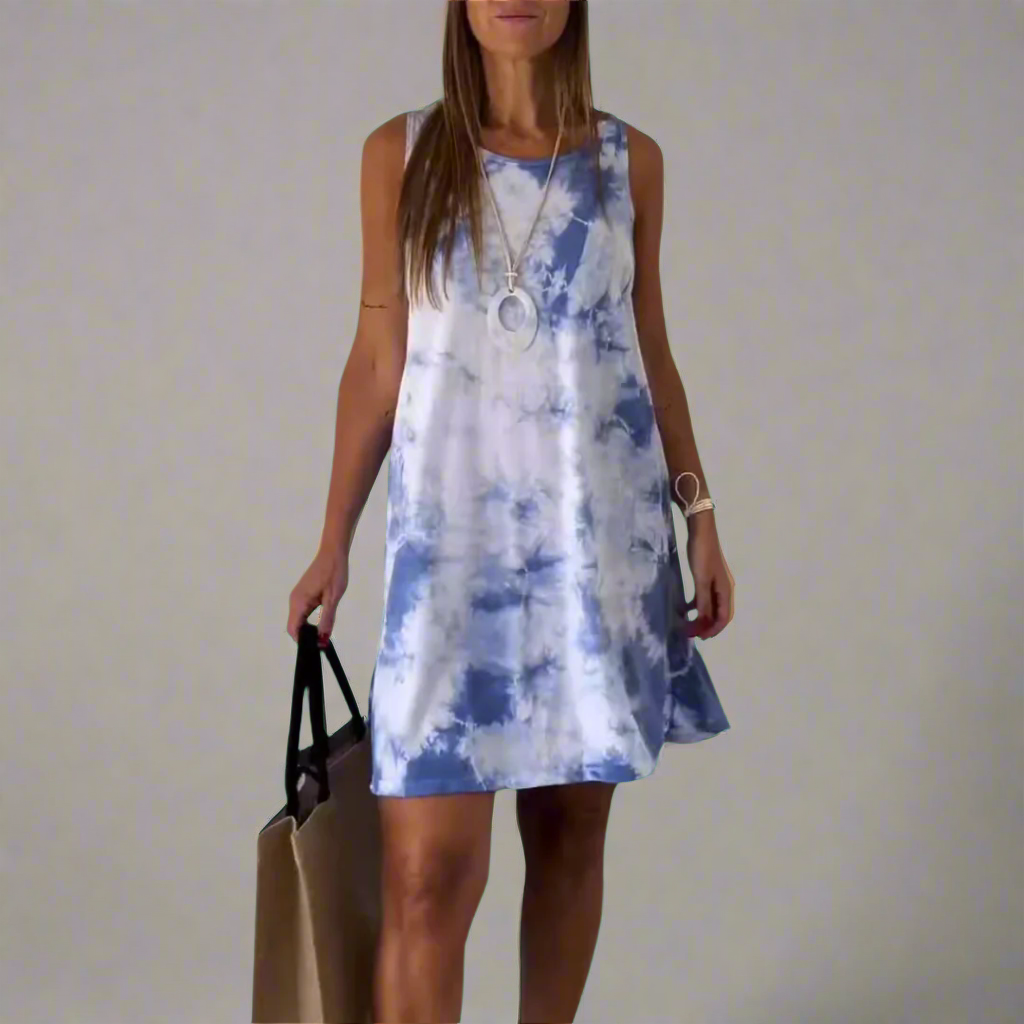 Welflinde | Trendiges Minikleid mit Tie-Dye-Look