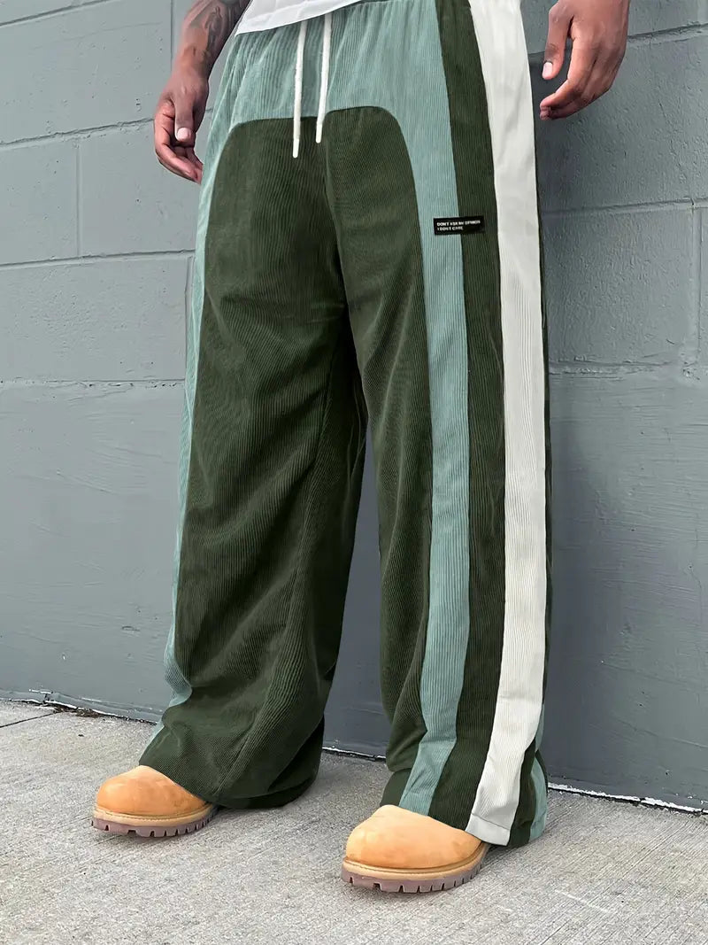 Gilbert - Retro-Corblock-Cord-Sweatpants